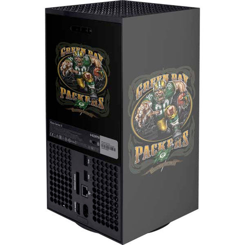 Liquid Blue NFL Green Bay Packers Running Back XBox Series X Digital Edition Console Skin
