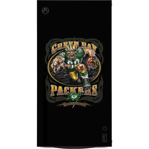 Liquid Blue NFL Green Bay Packers Running Back XBox Series X Digital Edition Console Skin