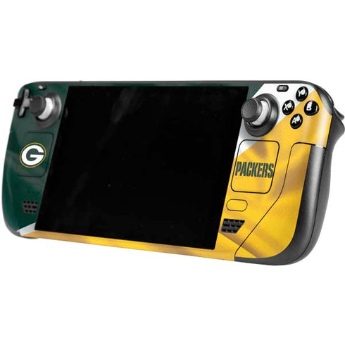 NFL Green Bay Packers Steam Deck Handheld Gaming Computer OLED Skin