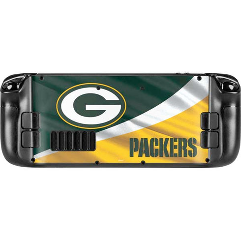 NFL Green Bay Packers Steam Deck Handheld Gaming Computer Skin
