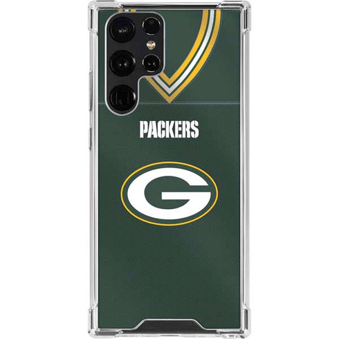 NFL Green Bay Packers Team Jersey Galaxy S23 Ultra Clear Case