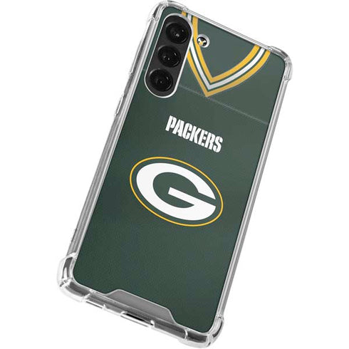 NFL Green Bay Packers Team Jersey Galaxy S24 FE Clear Case