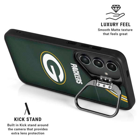 NFL Green Bay Packers Team Jersey Galaxy S24 FE Kickstand Case