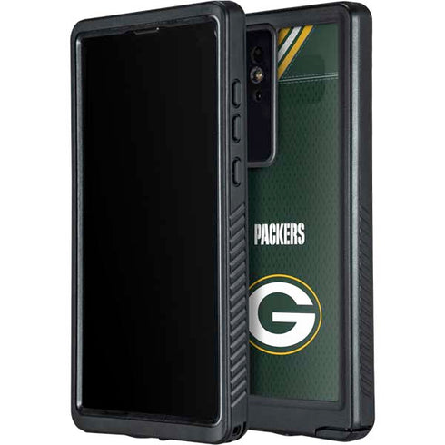 NFL Green Bay Packers Team Jersey Galaxy S24 Ultra Waterproof Case