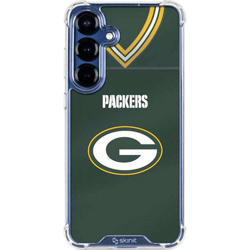 NFL Green Bay Packers Team Jersey Galaxy S25 Plus Clear Case