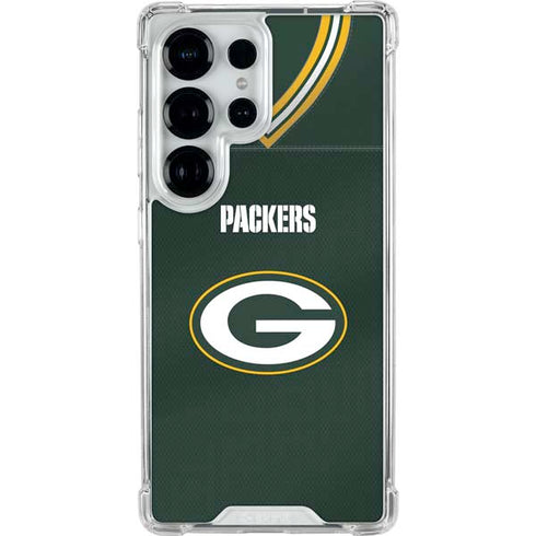 NFL Green Bay Packers Team Jersey Galaxy S25 Ultra Clear Case