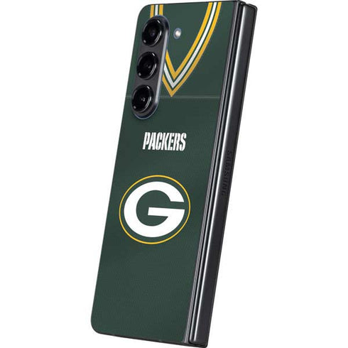 NFL Green Bay Packers Team Jersey Galaxy Z Fold5 5G Skin