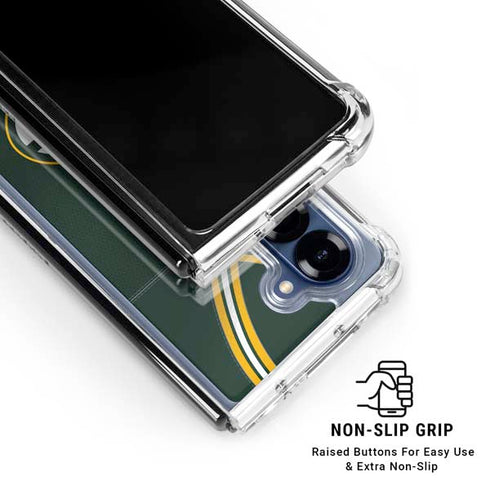 NFL Green Bay Packers Team Jersey Galaxy Z Fold6 Clear Case