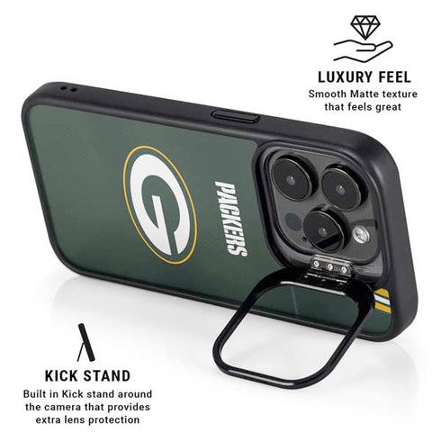 NFL Green Bay Packers Team Jersey iPhone 14 Pro Kickstand Case