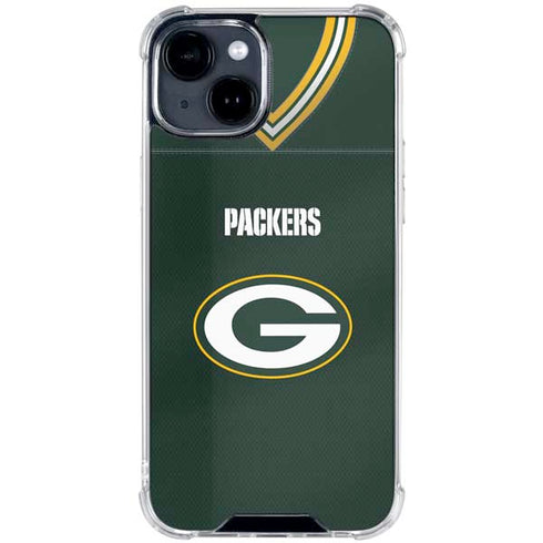 NFL Green Bay Packers Team Jersey iPhone 15 Clear Case