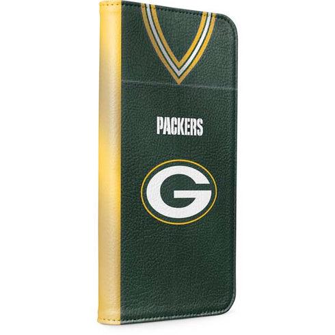 NFL Green Bay Packers Team Jersey iPhone 15 Plus Folio Case