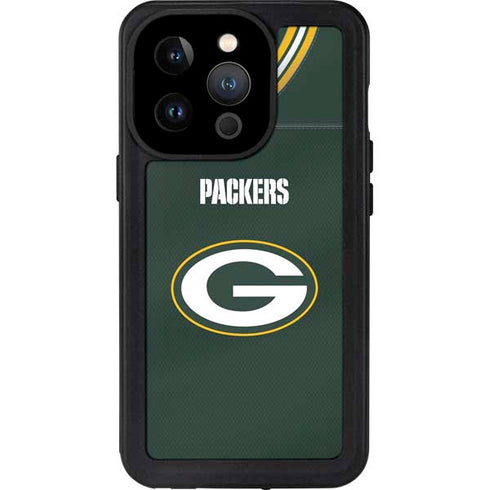 NFL Green Bay Packers Team Jersey iPhone 15 Pro Waterproof Case