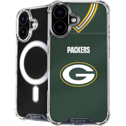 NFL Green Bay Packers Team Jersey iPhone 16 MagSafe Case