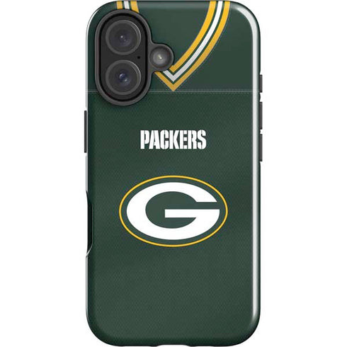 NFL Green Bay Packers Team Jersey iPhone 16 Plus Impact Case