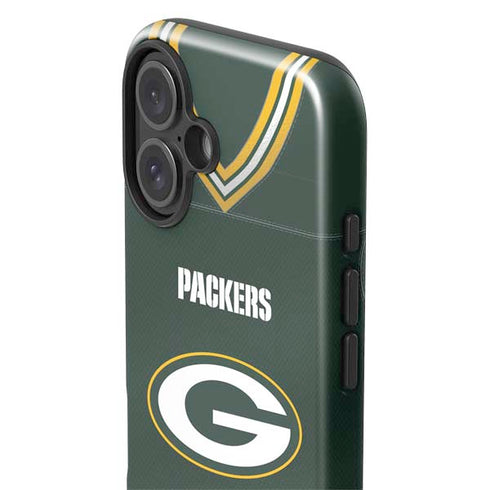 NFL Green Bay Packers Team Jersey iPhone 16 Plus Impact Case