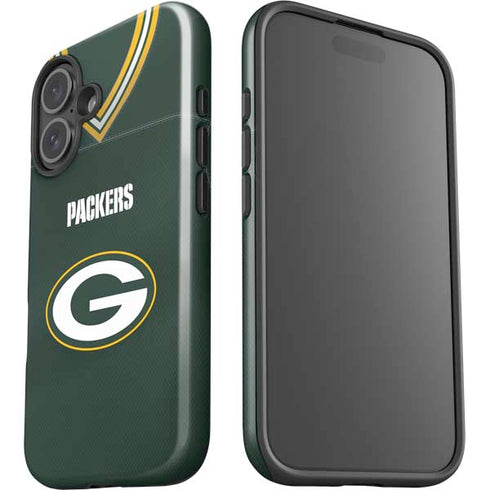 NFL Green Bay Packers Team Jersey iPhone 16 Plus Impact Case