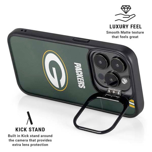 NFL Green Bay Packers Team Jersey iPhone 16 Pro Kickstand Case