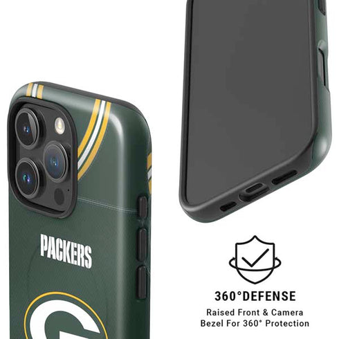 NFL Green Bay Packers Team Jersey iPhone 16 Pro Magsafe Impact Case