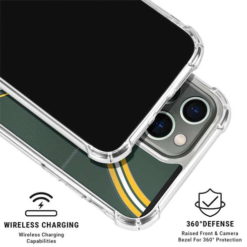NFL Green Bay Packers Team Jersey iPhone 16 Pro Max Clear Case