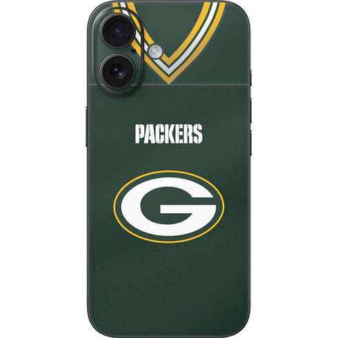 NFL Green Bay Packers Team Jersey iPhone 16 Skin