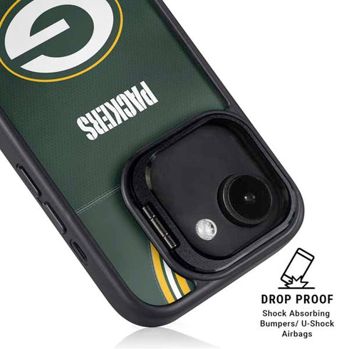 NFL Green Bay Packers Team Jersey iPhone 16e Kickstand Case
