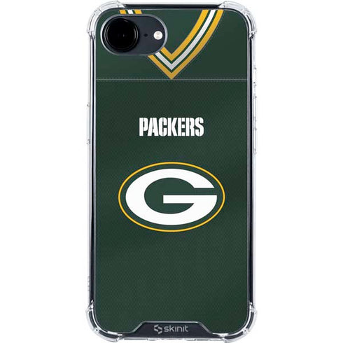 NFL Green Bay Packers Team Jersey iPhone 16e Clear Case
