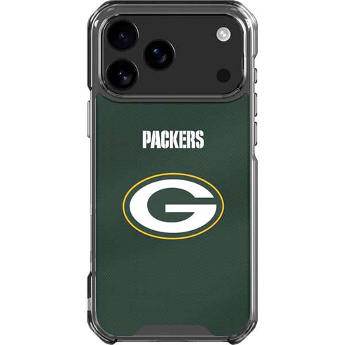 NFL Green Bay Packers Team Jersey iPhone 18 Pro Max Clear Case