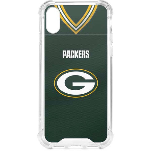 NFL Green Bay Packers Team Jersey iPhone XS Clear Case