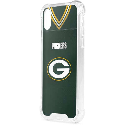 NFL Green Bay Packers Team Jersey iPhone XS Clear Case