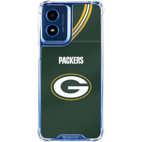 NFL Green Bay Packers Team Jersey Moto G 5G (2024) Clear Case