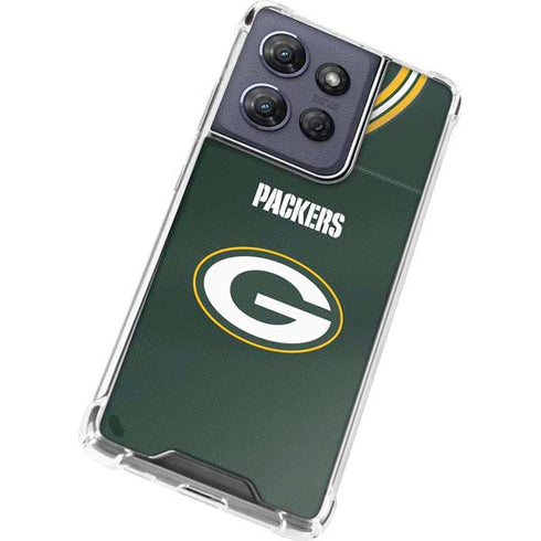 NFL Green Bay Packers Team Jersey Moto G Power 5G (2025) Clear Case