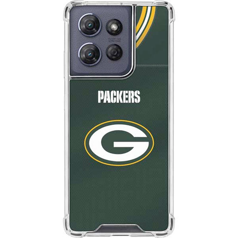 NFL Green Bay Packers Team Jersey Moto G Stylus 5G (2025) Clear Case