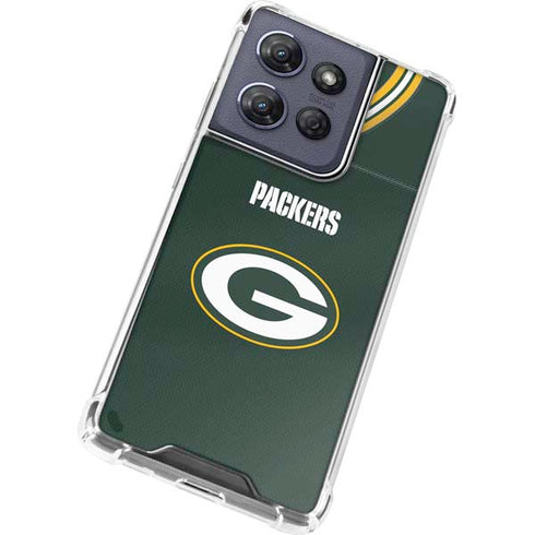NFL Green Bay Packers Team Jersey Moto G Stylus 5G (2025) Clear Case