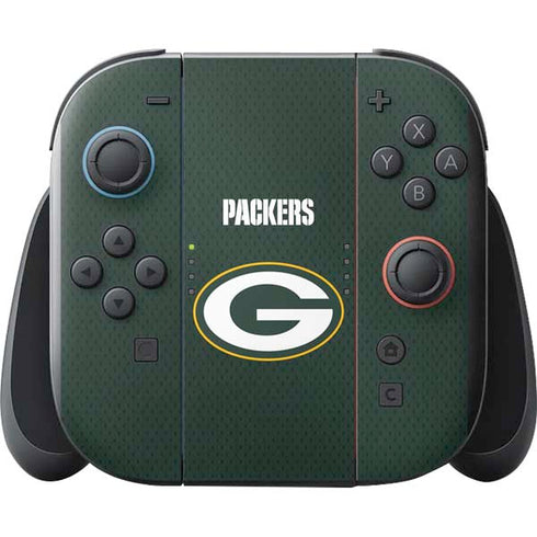 NFL Green Bay Packers Team Jersey Nintendo Switch 2 (2025) with Joy-Con Skin