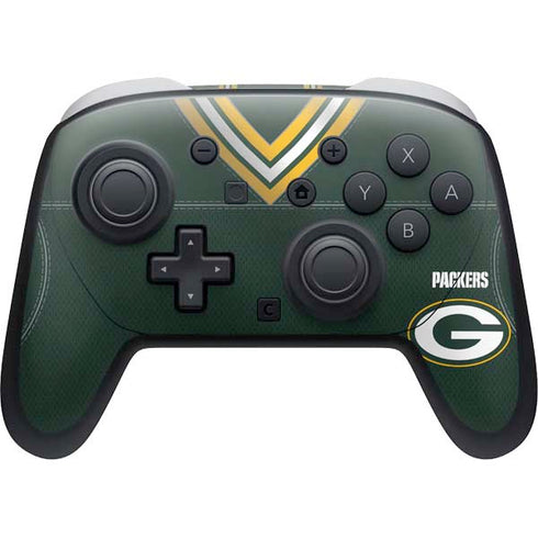 NFL Green Bay Packers Team Jersey Nintendo Switch 2 (2025) Pro Controller Skin