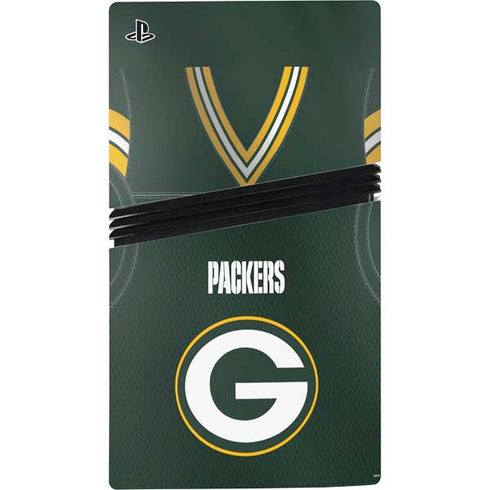 NFL Green Bay Packers Team Jersey PS5 Pro Console Skin