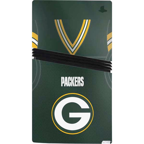 NFL Green Bay Packers Team Jersey PS5 Pro Console Skin