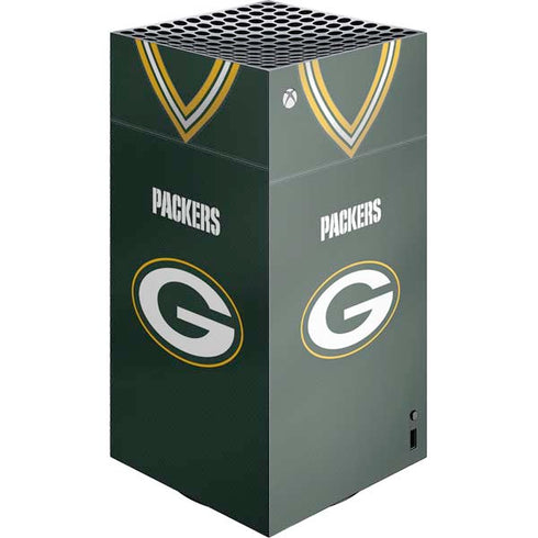NFL Green Bay Packers Team Jersey XBox Series X Digital Edition Console Skin