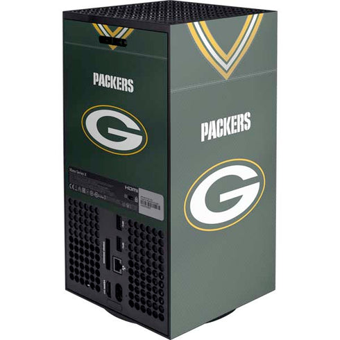 NFL Green Bay Packers Team Jersey XBox Series X Digital Edition Console Skin