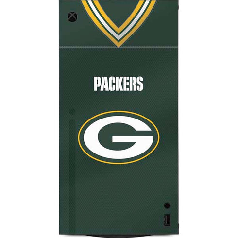 NFL Green Bay Packers Team Jersey XBox Series X Digital Edition Console Skin