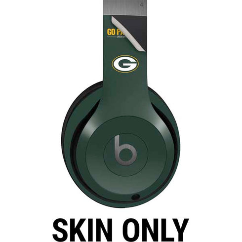 NFL Green Bay Packers Team Motto Beats Solo 4 Wireless Headphones Skin