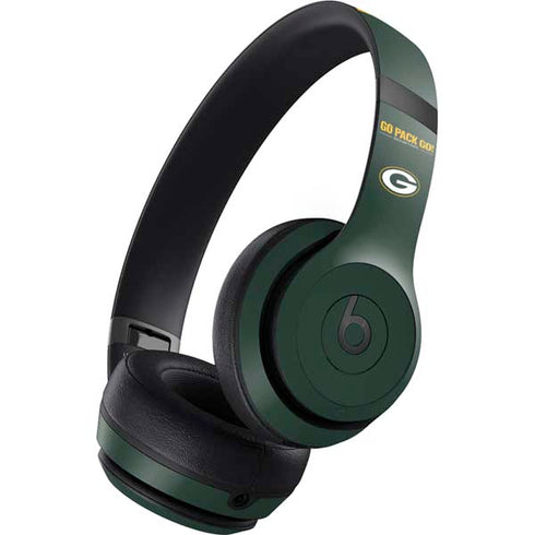 NFL Green Bay Packers Team Motto Beats Studio Pro Wireless Headphones Skin