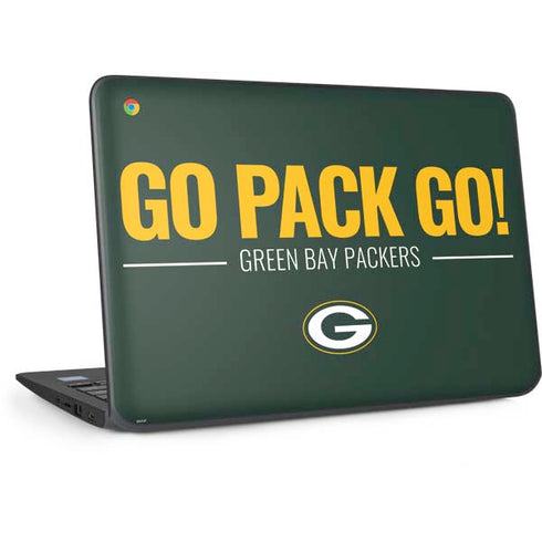 NFL Green Bay Packers Team Motto HP Chromebook Skin