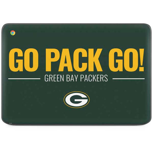 NFL Green Bay Packers Team Motto HP Chromebook Skin