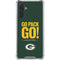 NFL Green Bay Packers Team Motto Galaxy A17 Clear Case