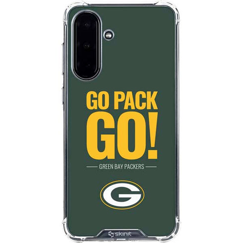 NFL Green Bay Packers Team Motto Galaxy A36 5G Clear Case