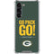 NFL Green Bay Packers Team Motto Galaxy S24 FE Clear Case