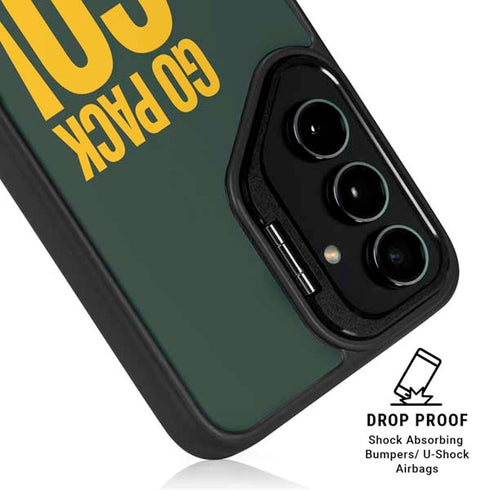 NFL Green Bay Packers Team Motto Galaxy S25 Kickstand Case