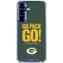 NFL Green Bay Packers Team Motto Galaxy S25 Clear Case