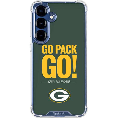 NFL Green Bay Packers Team Motto Galaxy S25 FE Clear Case